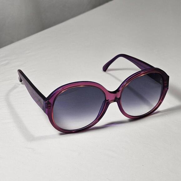Vintage SEE Eyewear 9256 Oversized Round Transparent Purple RX Frames 58-17-140,New Products : American Fashion Style Bags On Sale